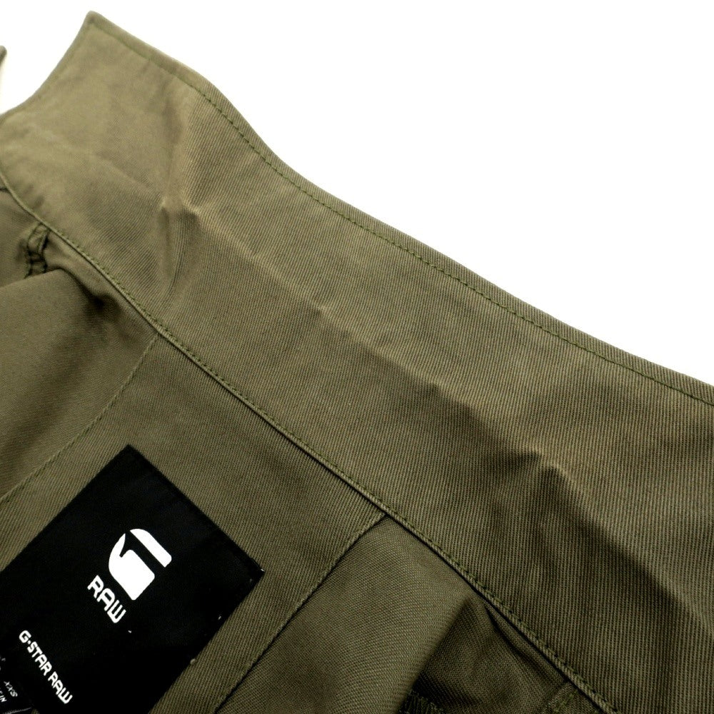 【新品アウトレット】ジースターロウ G-STAR RAW WORKER OVERSHIRT コットン フィールドジャケット オリーブ【サイズXXS】【 状態ランクN- 】【 ユニセックス 】
