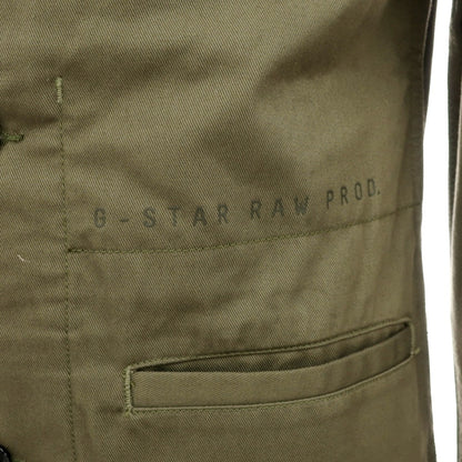 【新品アウトレット】ジースターロウ G-STAR RAW WORKER OVERSHIRT コットン フィールドジャケット オリーブ【サイズXXS】【 状態ランクN- 】【 ユニセックス 】