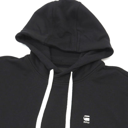 【新品】ジースターロウ G-STAR RAW コットンポリエステル 半袖 プルオーバー パーカー ブラック【サイズXXS】【 状態ランクN 】【 メンズ 】