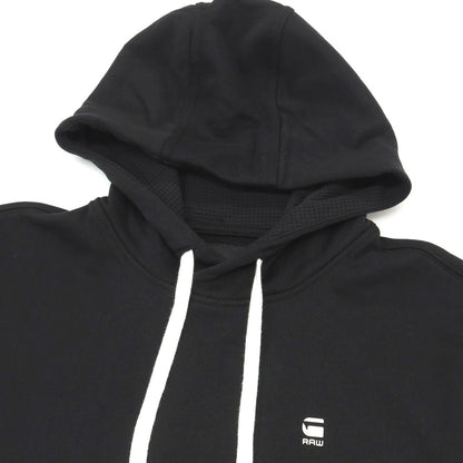 【新品】ジースターロウ G-STAR RAW コットンポリエステル 半袖 プルオーバー パーカー ブラック【サイズXXS】【 状態ランクN 】【 メンズ 】