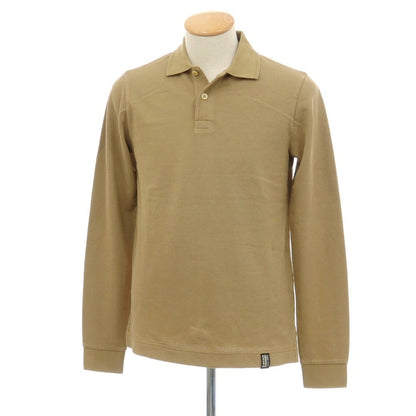 【新品】ジースターロウ G-STAR RAW ESSENTIAL POLO コットン 長袖ポロシャツ ベージュ【サイズXXS】【 状態ランクN 】【 メンズ 】