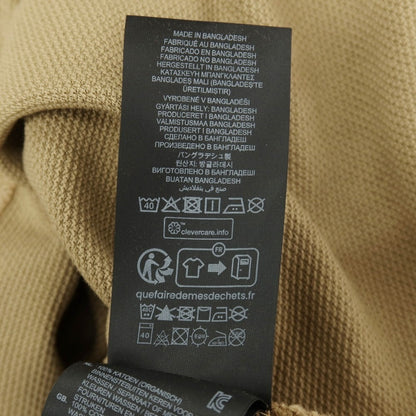【新品】ジースターロウ G-STAR RAW ESSENTIAL POLO コットン 長袖ポロシャツ ベージュ【サイズXXS】【 状態ランクN 】【 メンズ 】