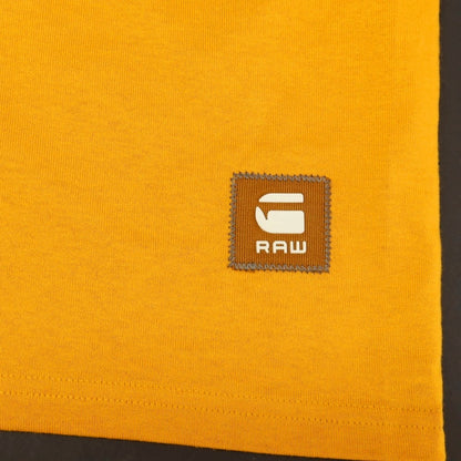 【新品】ジースターロウ G-STAR RAW PREMIUM BASE R T コットン クルーネック 半袖Ｔシャツ オレンジ【サイズXL】【 状態ランクN 】【 メンズ 】