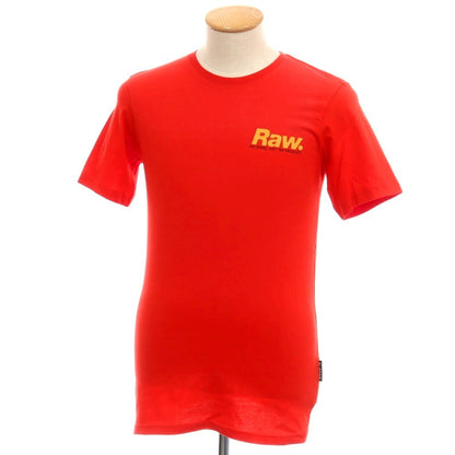 【新品アウトレット】ジースターロウ G-STAR RAW PHOTOGRAPHER GR SLIM R T コットン クルーネック 半袖Ｔシャツ レッド【サイズXS】【 状態ランクN- 】【 メンズ 】