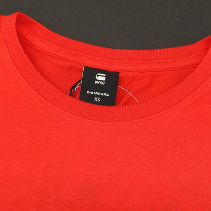 【新品アウトレット】ジースターロウ G-STAR RAW PHOTOGRAPHER GR SLIM R T コットン クルーネック 半袖Ｔシャツ レッド【サイズXS】【 状態ランクN- 】【 メンズ 】