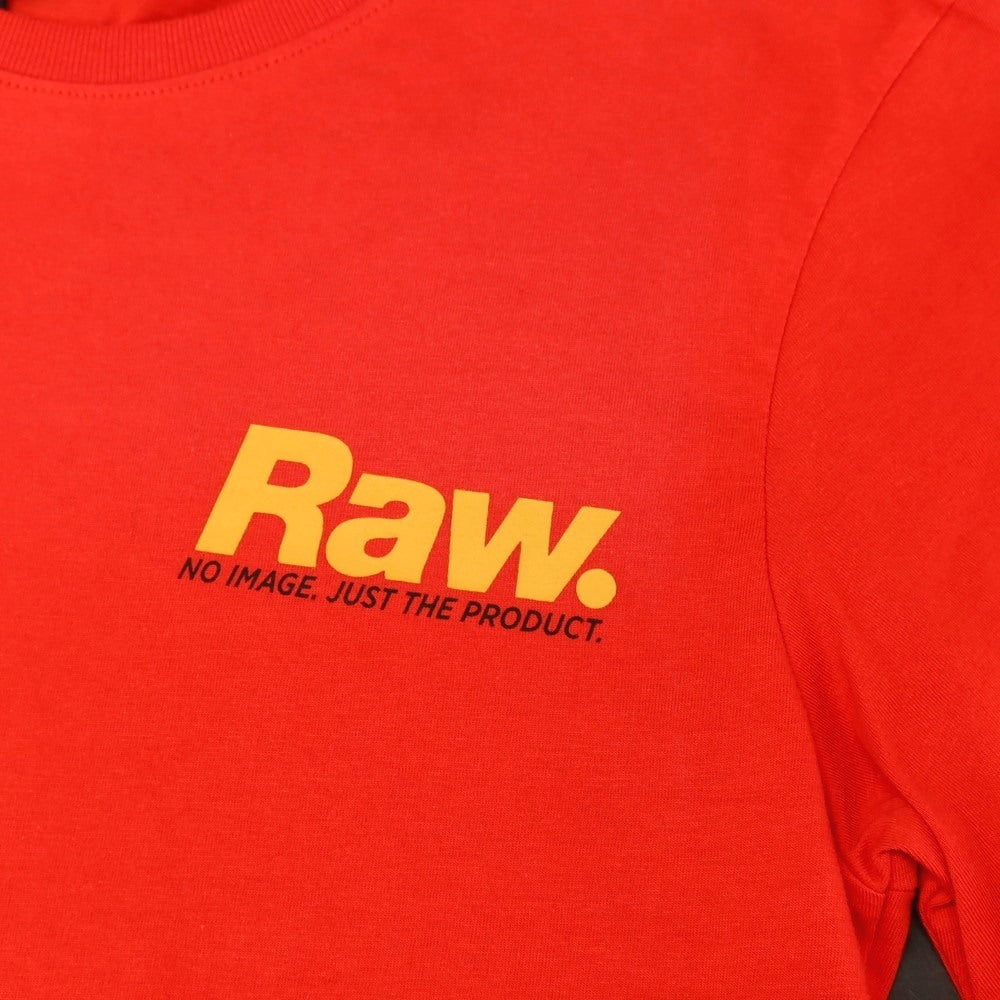 【新品アウトレット】ジースターロウ G-STAR RAW PHOTOGRAPHER GR SLIM R T コットン クルーネック 半袖Ｔシャツ レッド【サイズXS】【 状態ランクN- 】【 メンズ 】