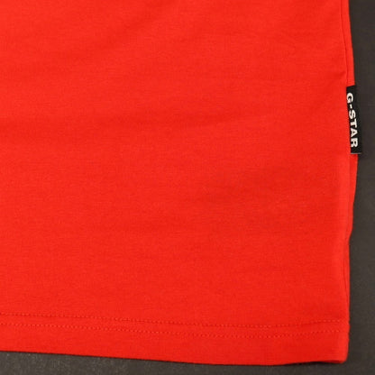 【新品アウトレット】ジースターロウ G-STAR RAW PHOTOGRAPHER GR SLIM R T コットン クルーネック 半袖Ｔシャツ レッド【サイズXS】【 状態ランクN- 】【 メンズ 】