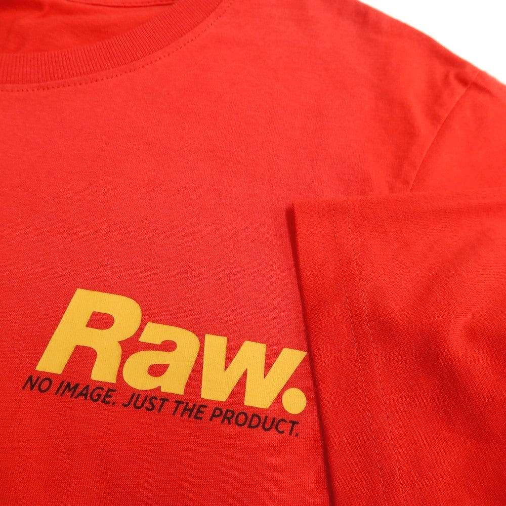 【新品アウトレット】ジースターロウ G-STAR RAW PHOTOGRAPHER GR SLIM R T コットン クルーネック 半袖Ｔシャツ レッド【サイズXS】【 状態ランクN- 】【 メンズ 】