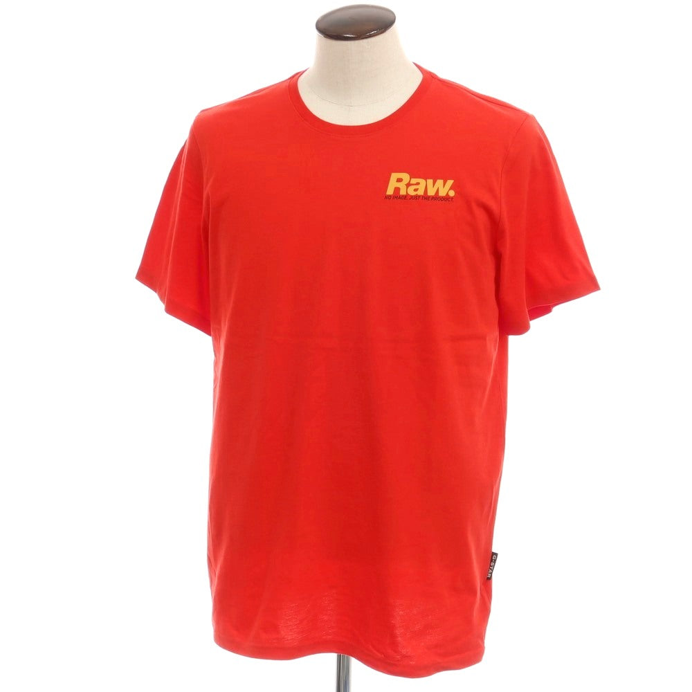 【新品】ジースターロウ G-STAR RAW PHOTOGRAPHER GR SLIM R T コットン クルーネック 半袖Ｔシャツ レッド【サイズXL】【 状態ランクN 】【 メンズ 】