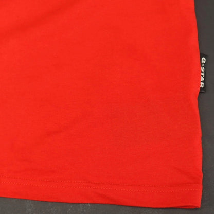 【新品】ジースターロウ G-STAR RAW PHOTOGRAPHER GR SLIM R T コットン クルーネック 半袖Ｔシャツ レッド【サイズXL】【 状態ランクN 】【 メンズ 】