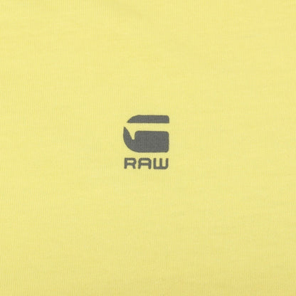 【新品アウトレット】ジースターロウ G-STAR RAW DAPLIN R T S/S コットン クルーネック 半袖Ｔシャツ レモン【サイズM】【 状態ランクN- 】【 メンズ 】