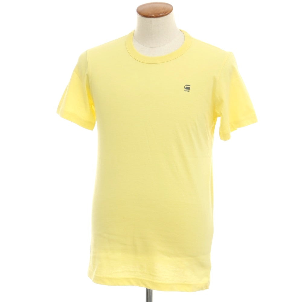 【新品】ジースターロウ G-STAR RAW DAPLIN R T S/S コットン クルーネック 半袖Ｔシャツ レモン【サイズM】【 状態ランクN 】【 メンズ 】