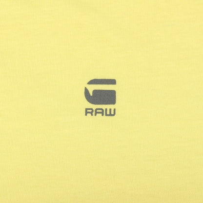 【新品】ジースターロウ G-STAR RAW DAPLIN R T S/S コットン クルーネック 半袖Ｔシャツ レモン【サイズM】【 状態ランクN 】【 メンズ 】