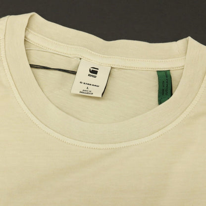 【新品】ジースターロウ G-STAR RAW LASH R T S/S コットン クルーネック 半袖Ｔシャツ ライトベージュ【サイズL】【 状態ランクN 】【 メンズ 】