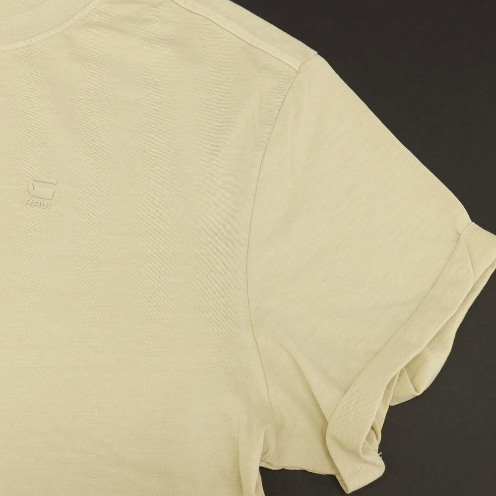 【新品】ジースターロウ G-STAR RAW LASH R T S/S コットン クルーネック 半袖Ｔシャツ ライトベージュ【サイズL】【 状態ランクN 】【 メンズ 】