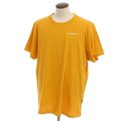 【新品アウトレット】ジースターロウ G-STAR RAW PHOTOGRAPHER LOOSE R T コットン フロッキープリント クルーネック 半袖Ｔシャツ オレンジ【サイズXXL】【 状態ランクN- 】【 メンズ 】