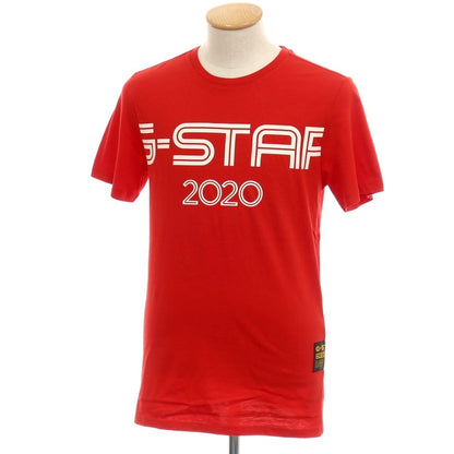 【新品】ジースターロウ G-STAR RAW OLYMP R T S/S コットン クルーネック 半袖Ｔシャツ レッド【サイズXS】【 状態ランクN 】【 メンズ 】