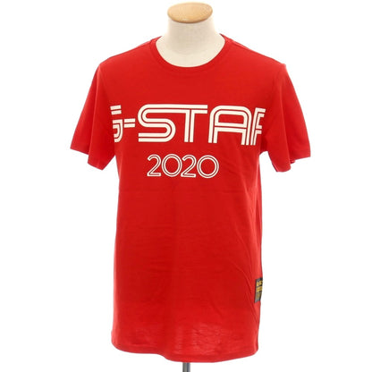 【新品】ジースターロウ G-STAR RAW OLYMP R T S/S コットン クルーネック 半袖Ｔシャツ レッド【サイズS】【 状態ランクN 】【 メンズ 】