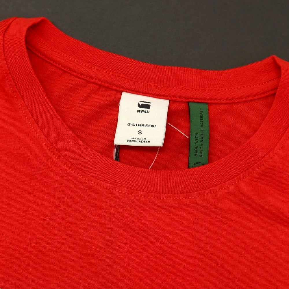 【新品】ジースターロウ G-STAR RAW OLYMP R T S/S コットン クルーネック 半袖Ｔシャツ レッド【サイズS】【 状態ランクN 】【 メンズ 】