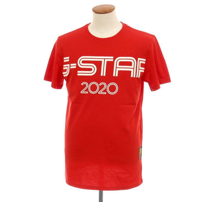 【新品】ジースターロウ G-STAR RAW OLYMP R T S/S コットン クルーネック 半袖Ｔシャツ レッド【サイズM】【 状態ランクN 】【 メンズ 】