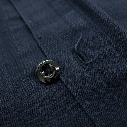 【新品アウトレット】ジースターロウ G-STAR RAW コットン ガーメントダイ レギュラーカラー カジュアルシャツ ネイビー【サイズS】【 状態ランクN- 】【 メンズ 】