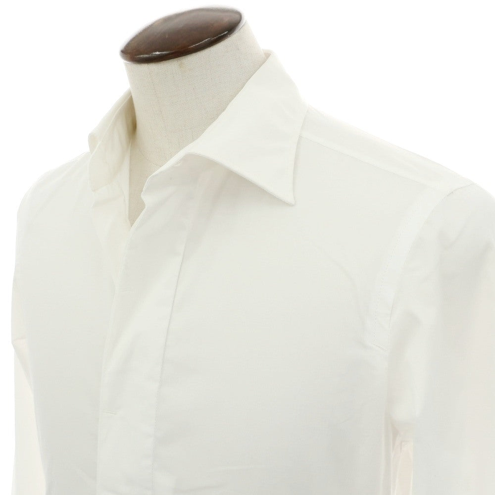 【中古】ジースターロウ G-STAR RAW ストレッチコットン レギュラーカラー カジュアルシャツ ホワイト【サイズL】【 状態ランクC 】【 メンズ 】