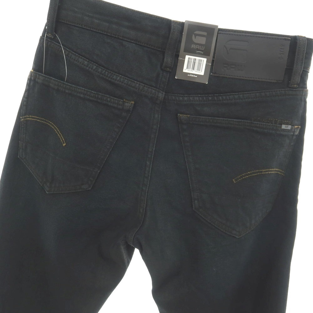 【新品】ジースターロウ G-STAR RAW 3301 SLIM コットンポリウレタン デニムパンツ ジーンズ ブラックネイビー【サイズ28/32】【 状態ランクN 】【 メンズ 】