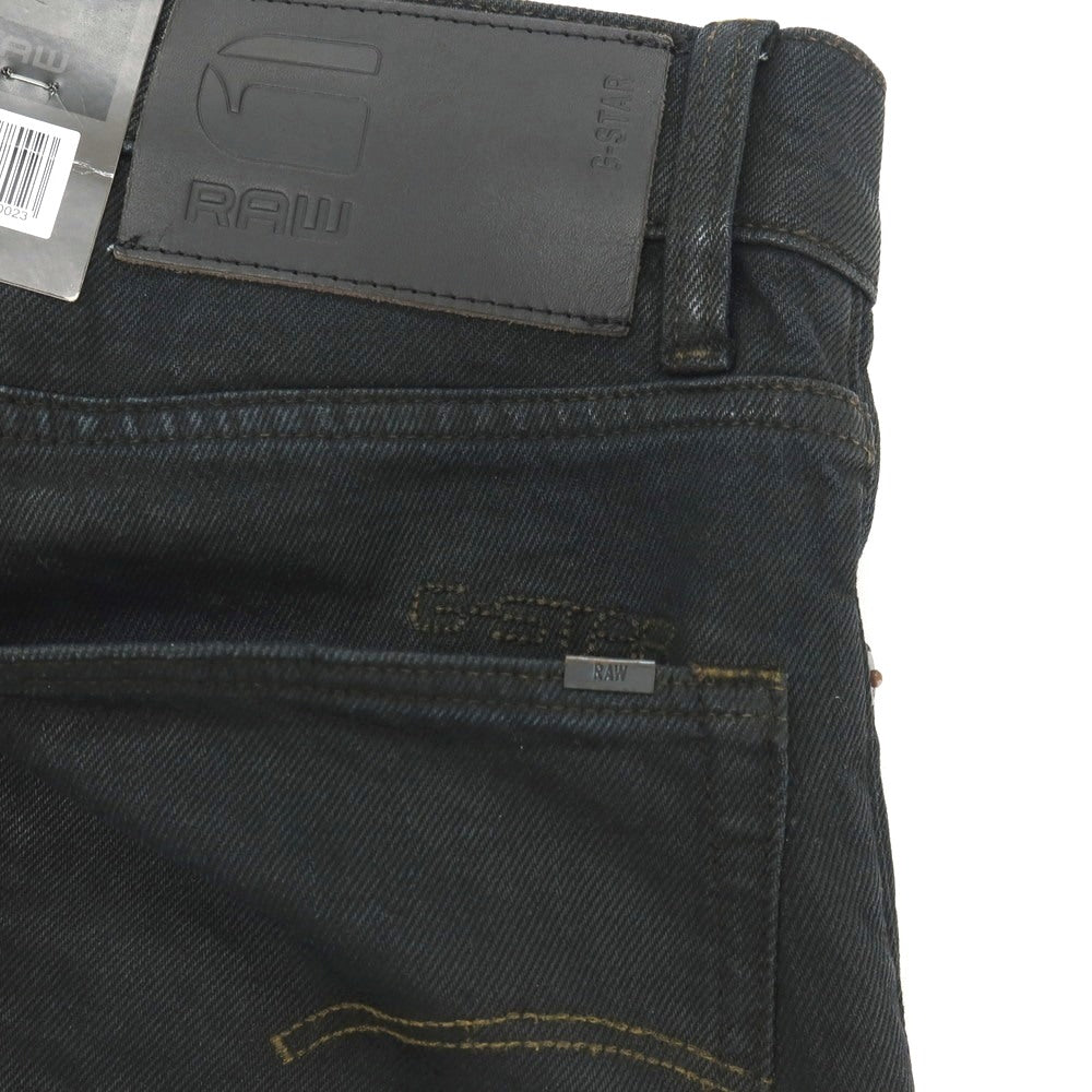 【新品】ジースターロウ G-STAR RAW 3301 SLIM コットンポリウレタン デニムパンツ ジーンズ ブラックネイビー【サイズ28/32】【 状態ランクN 】【 メンズ 】