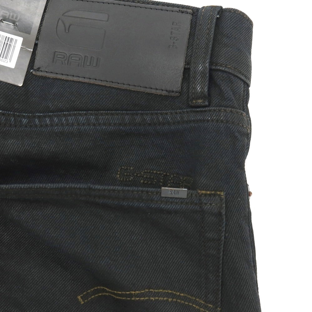 【新品】ジースターロウ G-STAR RAW 3301 SLIM コットンポリウレタン デニムパンツ ジーンズ ブラックネイビー【サイズ28/32】【 状態ランクN 】【 メンズ 】