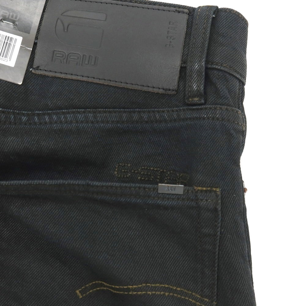 【新品アウトレット】ジースターロウ G-STAR RAW 3301 SLIM コットンポリウレタン デニムパンツ ジーンズ ブラックネイビー【サイズ28/32】【 状態ランクN- 】【 メンズ 】
