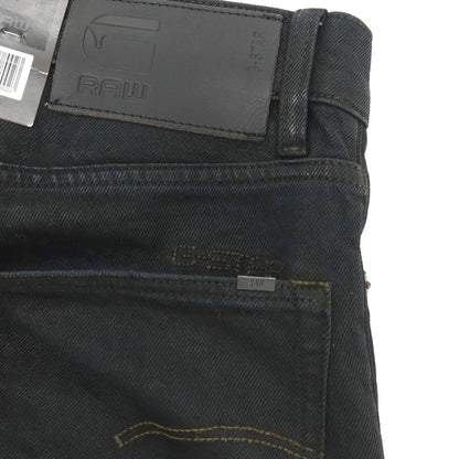【新品アウトレット】ジースターロウ G-STAR RAW 3301 SLIM コットンポリウレタン デニムパンツ ジーンズ ブラックネイビー【サイズ28/32】【 状態ランクN- 】【 メンズ 】
