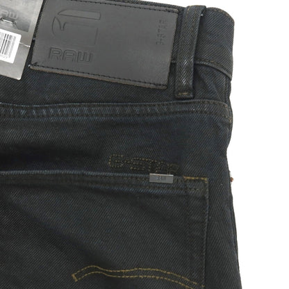 【新品アウトレット】ジースターロウ G-STAR RAW 3301 SLIM コットンポリウレタン デニムパンツ ジーンズ ブラックネイビー【サイズ29/32】【 状態ランクN- 】【 メンズ 】
