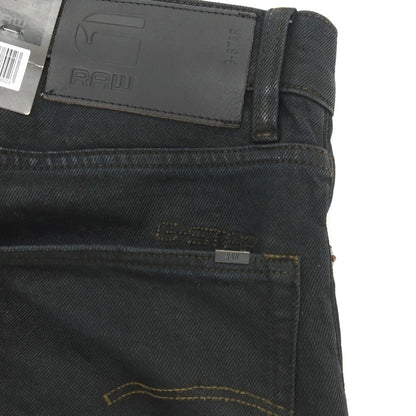 【新品アウトレット】ジースターロウ G-STAR RAW 3301 SLIM コットンポリウレタン デニムパンツ ジーンズ ブラックネイビー【サイズ29/32】【 状態ランクN- 】【 メンズ 】