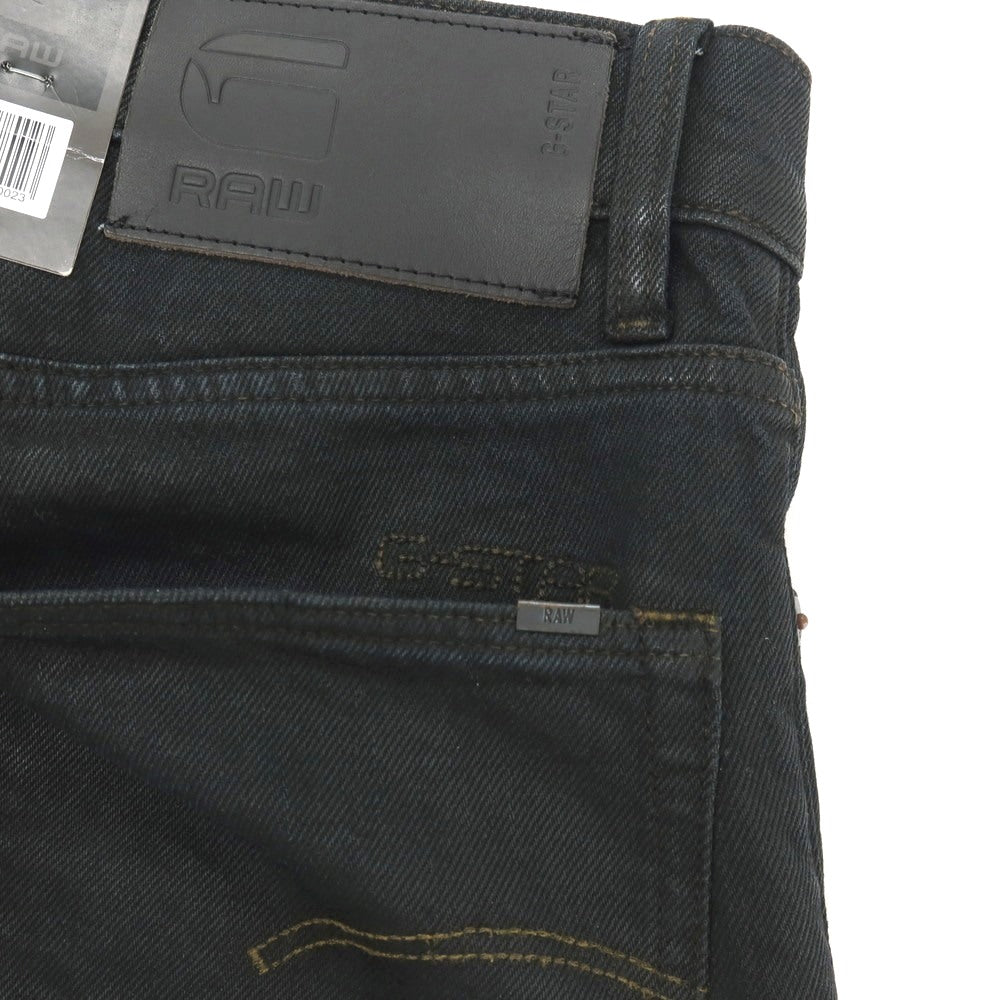 【新品アウトレット】ジースターロウ G-STAR RAW 3301 SLIM コットンポリウレタン デニムパンツ ジーンズ ブラックネイビー【サイズ29/32】【 状態ランクN- 】【 メンズ 】