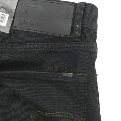 【新品アウトレット】ジースターロウ G-STAR RAW 3301 SLIM コットンポリウレタン デニムパンツ ジーンズ ブラックネイビー【サイズ29/32】【 状態ランクN- 】【 メンズ 】