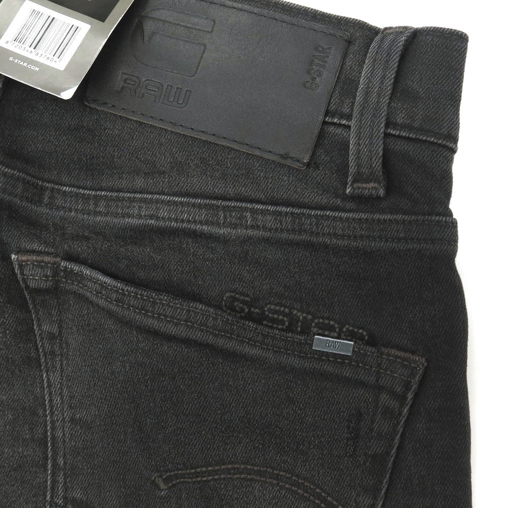 【新品】ジースターロウ G-STAR RAW ダメージ＆リペア加工 ストレッチ コットン デニムパンツ ジーンズ ブラック【サイズ29/32】【 状態ランクN 】【 メンズ 】