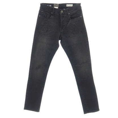 【新品】ジースターロウ G-STAR RAW ダメージ＆リペア加工 ストレッチ コットン デニムパンツ ジーンズ ブラック【サイズ29/32】【 状態ランクN 】【 メンズ 】