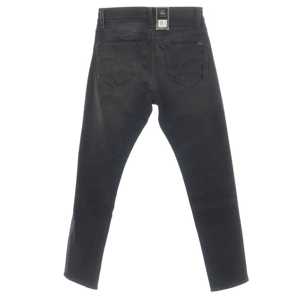 【新品】ジースターロウ G-STAR RAW ダメージ＆リペア加工 ストレッチ コットン デニムパンツ ジーンズ ブラック【サイズ29/32】【 状態ランクN 】【 メンズ 】