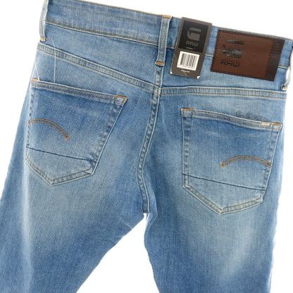 【新品アウトレット】ジースターロウ G-STAR RAW 3301 SKINNY ストレッチ コットン デニムパンツ ジーンズ ライトブルー【サイズ30/32】【 状態ランクN- 】【 メンズ 】