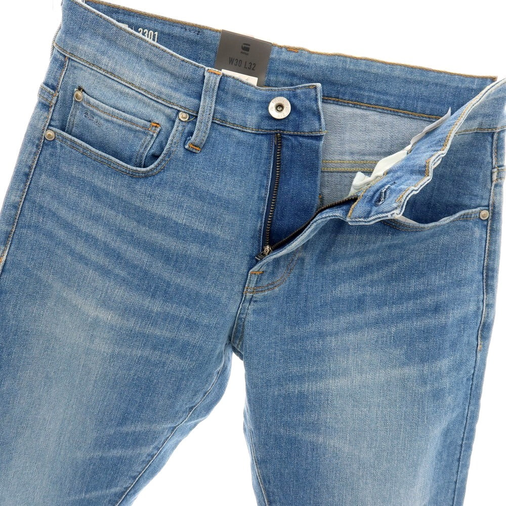 【新品アウトレット】ジースターロウ G-STAR RAW 3301 SKINNY ストレッチ コットン デニムパンツ ジーンズ ライトブルー【サイズ30/32】【 状態ランクN- 】【 メンズ 】