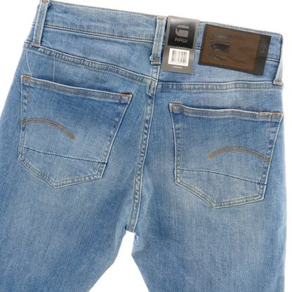 【新品】ジースターロウ G-STAR RAW 3301 SLIM ストレッチ コットン デニムパンツ ジーンズ ライトブルー【サイズ28/30】【 状態ランクN 】【 メンズ 】