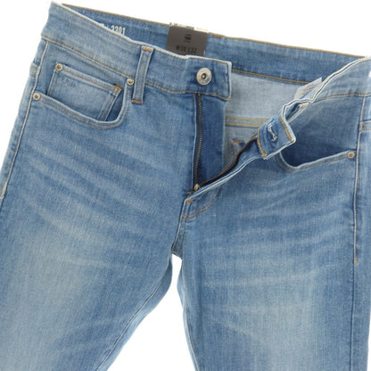【新品アウトレット】ジースターロウ G-STAR RAW 3301 SKINNY ストレッチ コットン デニムパンツ ジーンズ ライトブルー【サイズ30/32】【 状態ランクN- 】【 メンズ 】