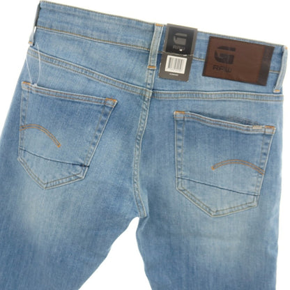 【新品アウトレット】ジースターロウ G-STAR RAW 3301 SKINNY ストレッチ コットン デニムパンツ ジーンズ ライトブルー【サイズ30/32】【 状態ランクN- 】【 メンズ 】
