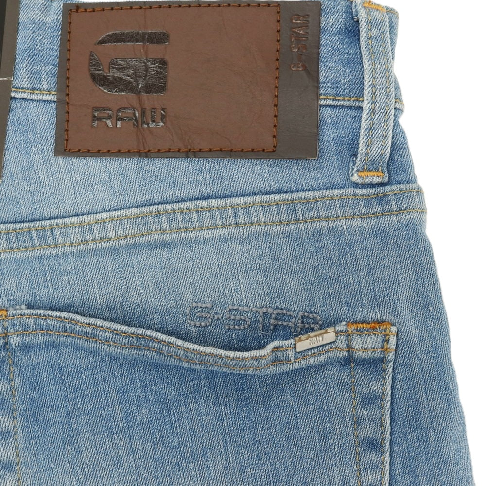 【新品アウトレット】ジースターロウ G-STAR RAW 3301 STRAIGHT ストレッチ コットン デニムパンツ ジーンズ ライトブルー【サイズ27/30】【 状態ランクN- 】【 メンズ 】