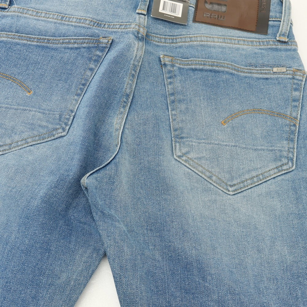 【新品アウトレット】ジースターロウ G-STAR RAW 3301 STRAIGHT ストレッチ コットン デニムパンツ ジーンズ ライトブルー【サイズ27/30】【 状態ランクN- 】【 メンズ 】