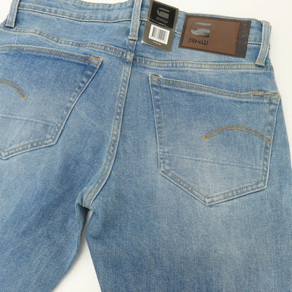 【新品アウトレット】ジースターロウ G-STAR RAW 3301 STRAIGHT ストレッチ コットン デニムパンツ ジーンズ ライトブルー【サイズ28/32】【 状態ランクN- 】【 メンズ 】