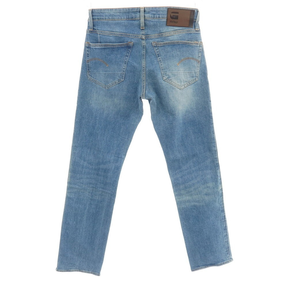 【新品アウトレット】ジースターロウ G-STAR RAW 3301 STRAIGHT ストレッチ コットン デニムパンツ ジーンズ ライトブルー【サイズ28/30】【 状態ランクN- 】【 メンズ 】