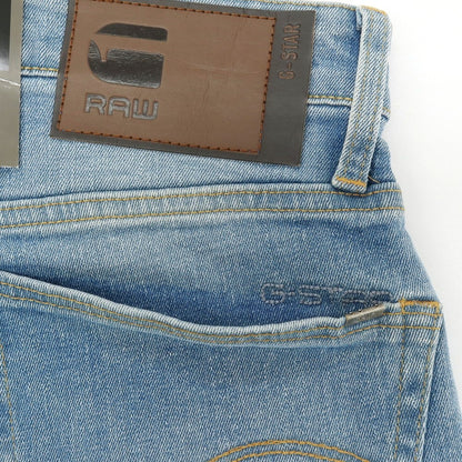 【新品アウトレット】ジースターロウ G-STAR RAW 3301 STRAIGHT ストレッチ コットン デニムパンツ ジーンズ ライトブルー【サイズ28/30】【 状態ランクN- 】【 メンズ 】