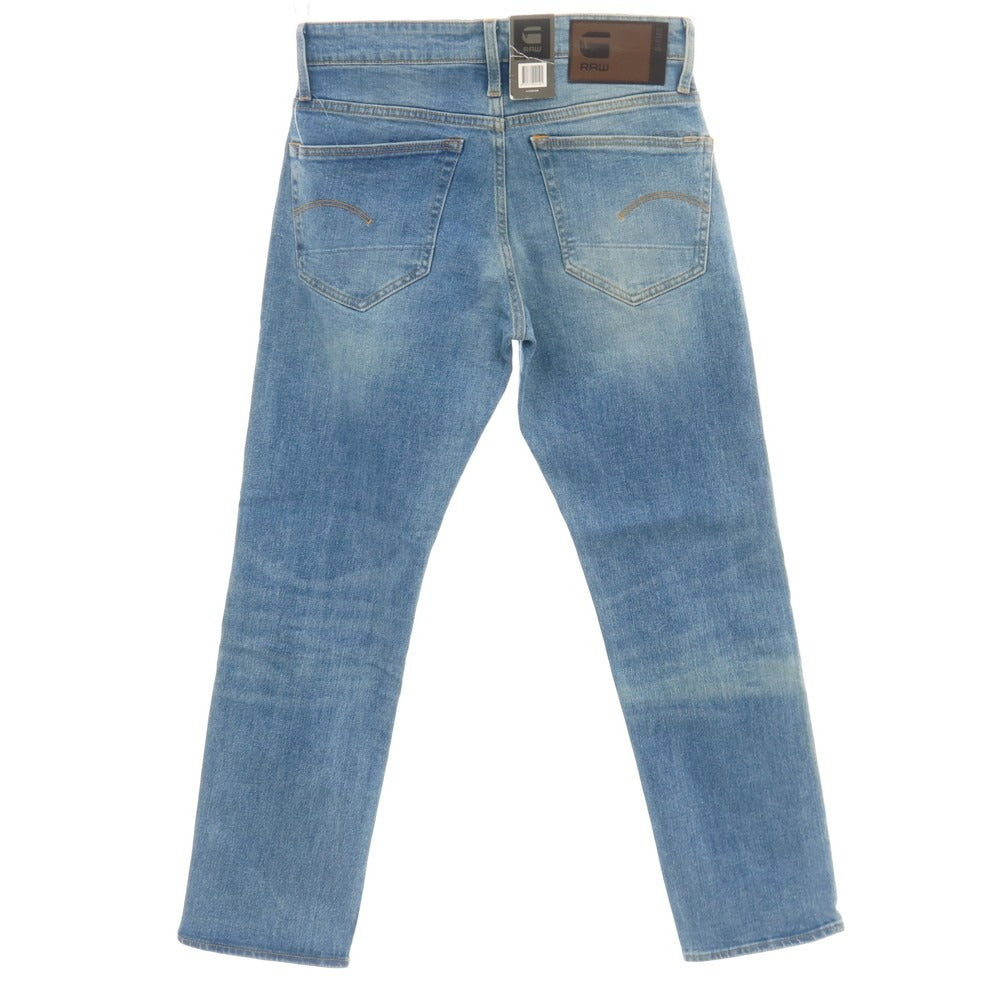 【新品アウトレット】ジースターロウ G-STAR RAW 3301 STRAIGHT ストレッチ コットン デニムパンツ ジーンズ ライトブルー【サイズ28/30】【 状態ランクN- 】【 メンズ 】