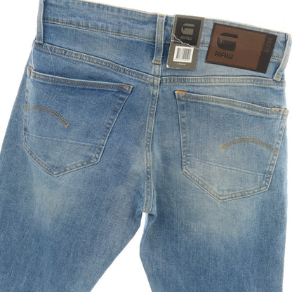 【新品アウトレット】ジースターロウ G-STAR RAW 3301 STRAIGHT ストレッチ コットン デニムパンツ ジーンズ ライトブルー【サイズ28/30】【 状態ランクN- 】【 メンズ 】